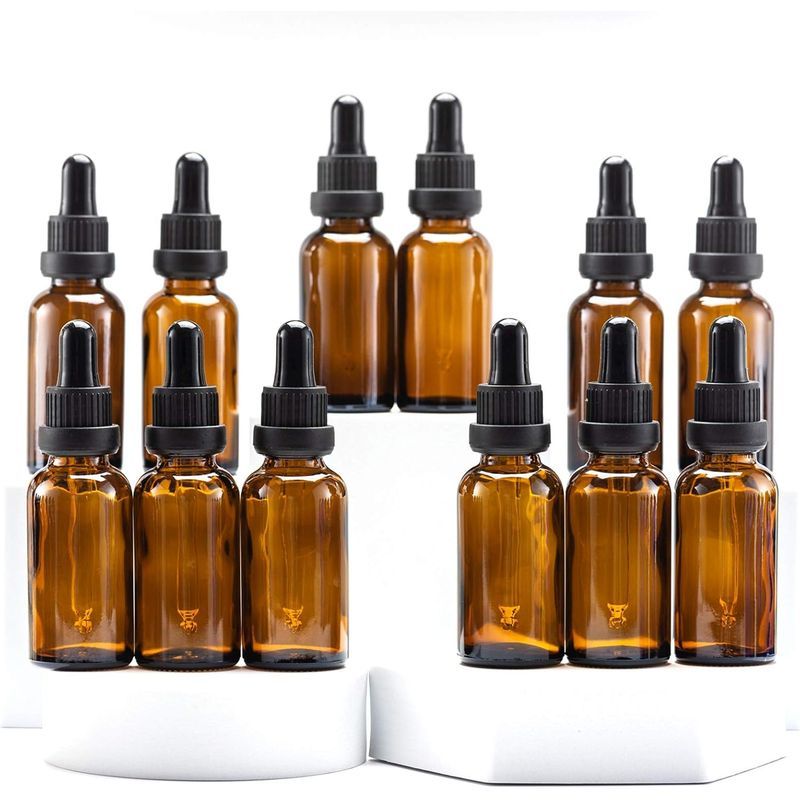 GENERICO - Frascos De Vidrio Con Gotario 30ml Ambar Pack 25
