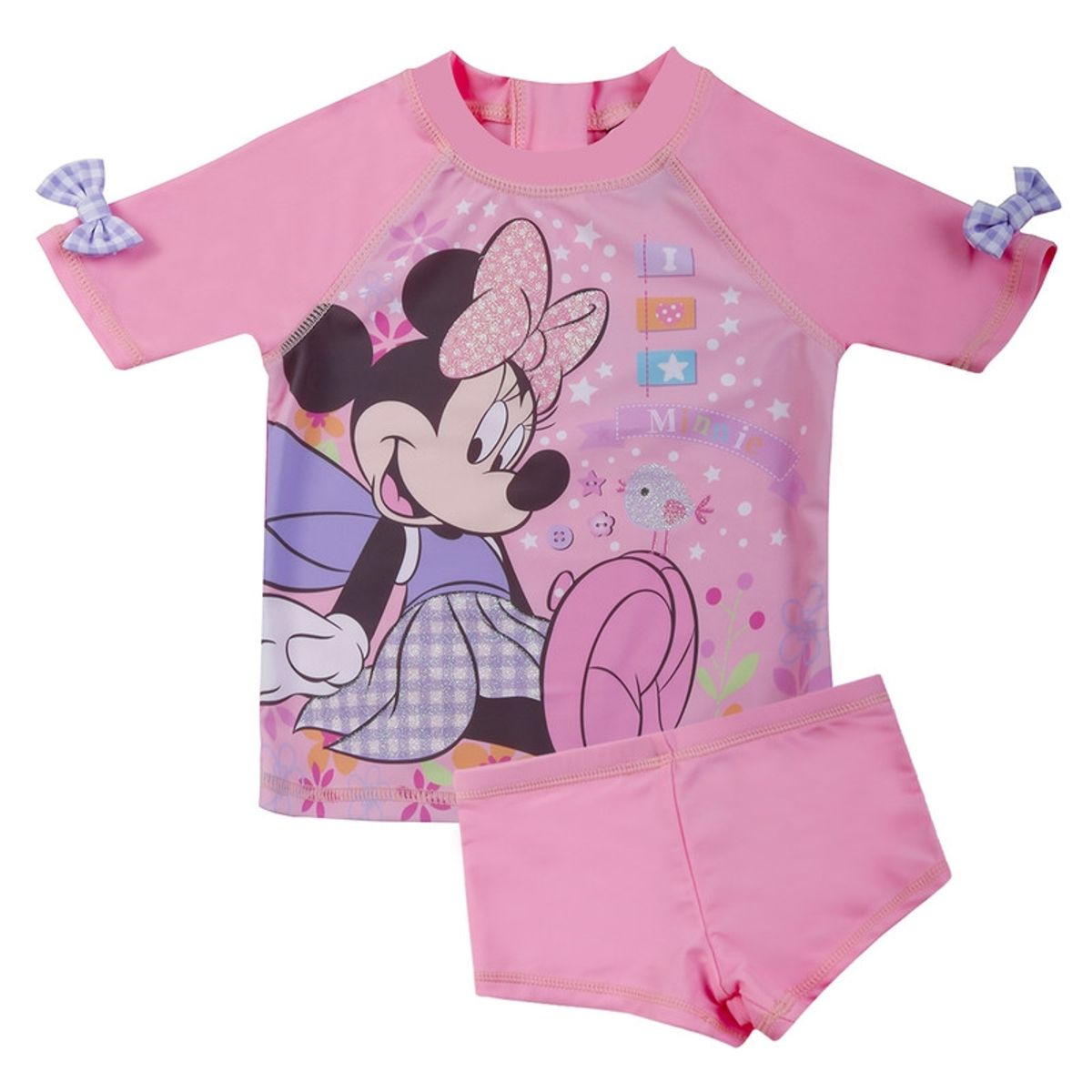 DISNEY - Bebe Niña Set Uv50 Minnie Disney Rosado