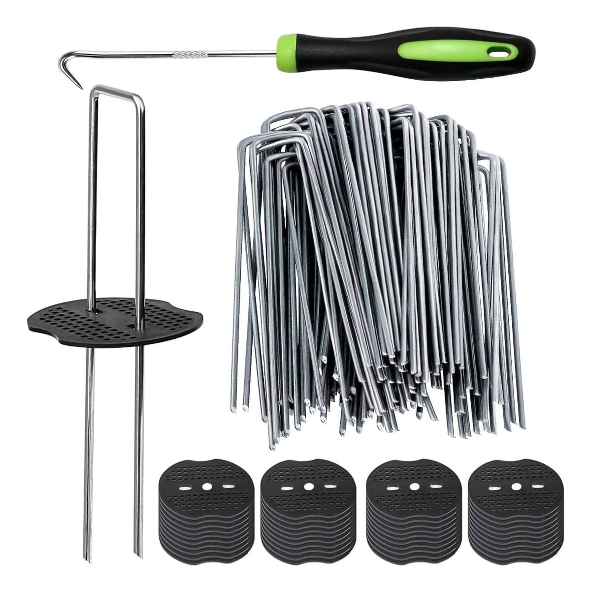 GENERICO - 50 Piezas Estacas Y Distanciador Jardín Grapas Paisajísticas