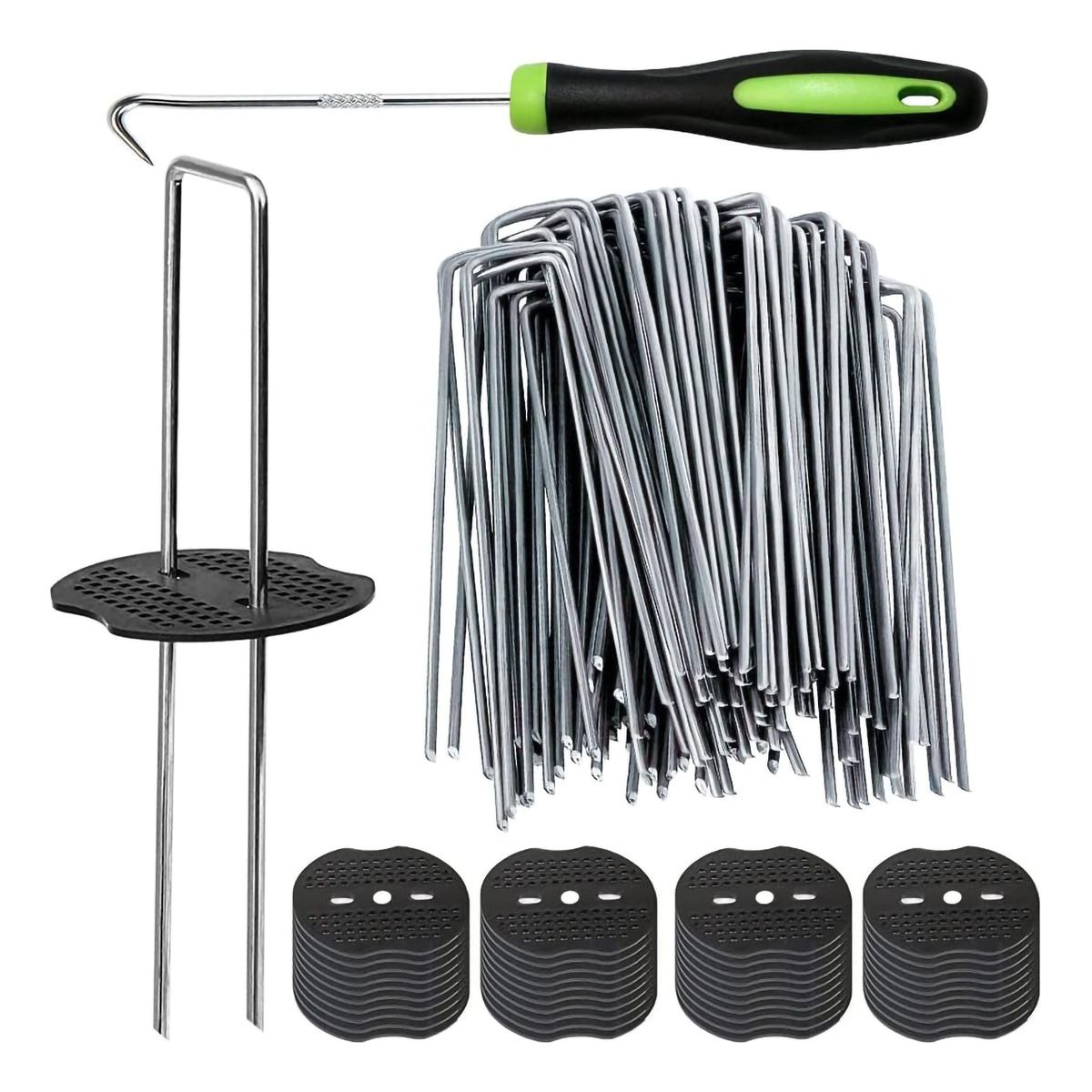 GENERICO - 50 Piezas Estacas Y Distanciador Jardín Grapas Paisajísticas