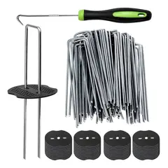 GENERICO - 50 Piezas Estacas Y Distanciador Jardín Grapas Paisajísticas