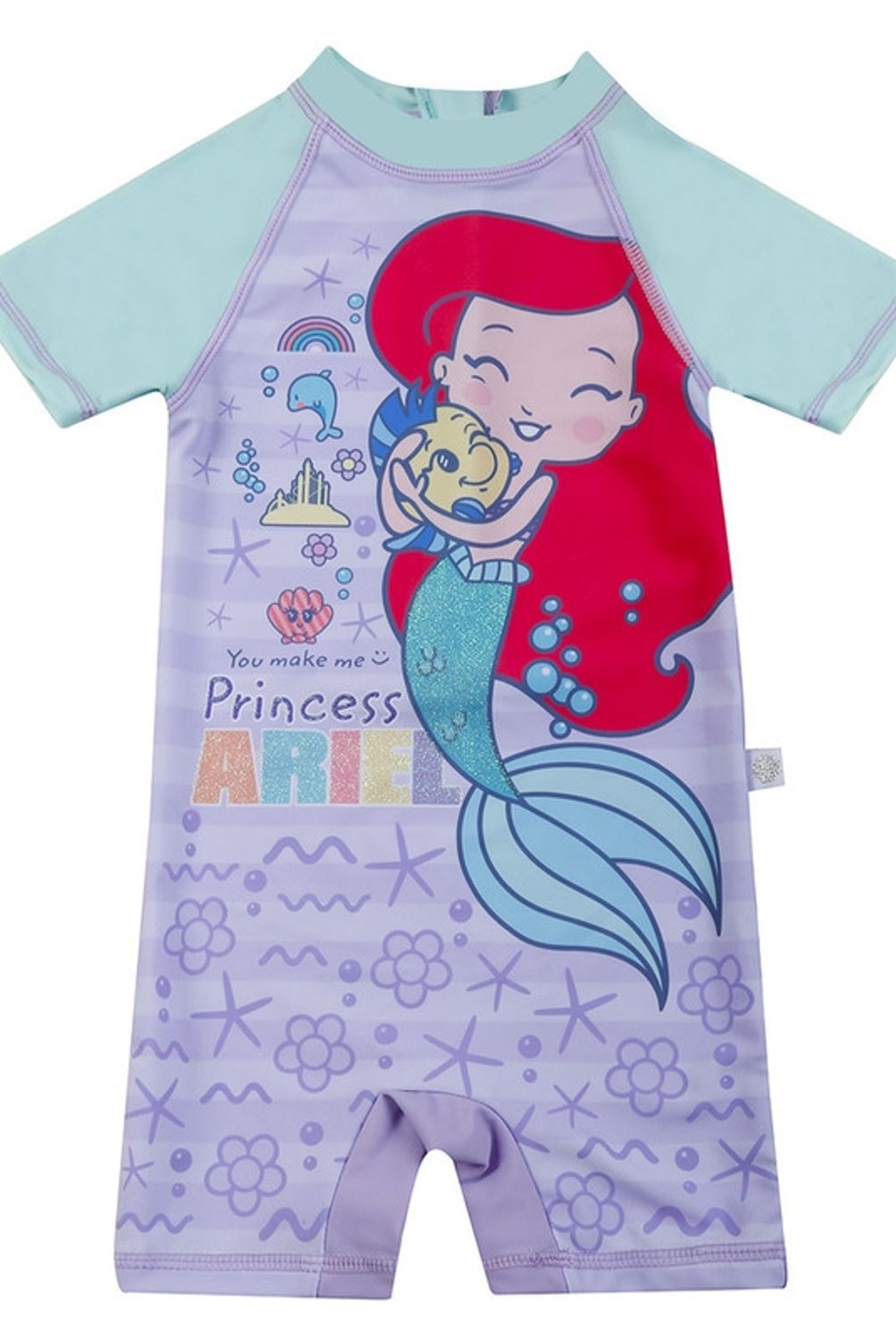 DISNEY - Bebe Niña Body Uv50 Princesa Disney Ariel