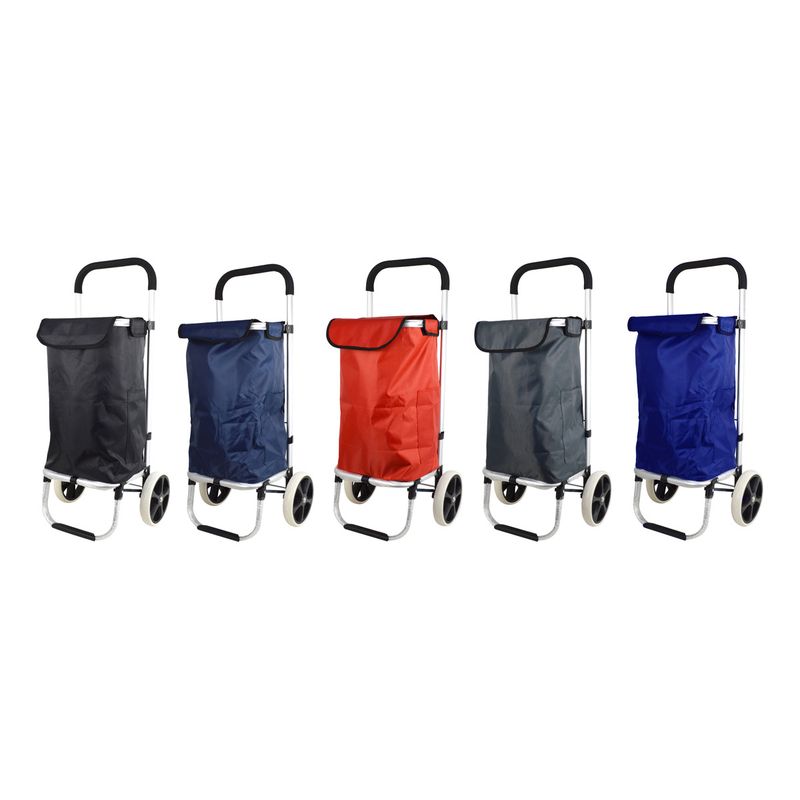 GENERICO - Carrito De Compras Feria Plegable Aluminio Premium 40l 50kg