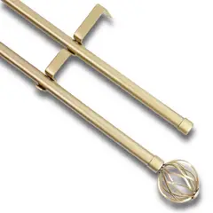 GUIZA - Barras De Cortina 19mm Extensibles Metálicas 160-300 Cm