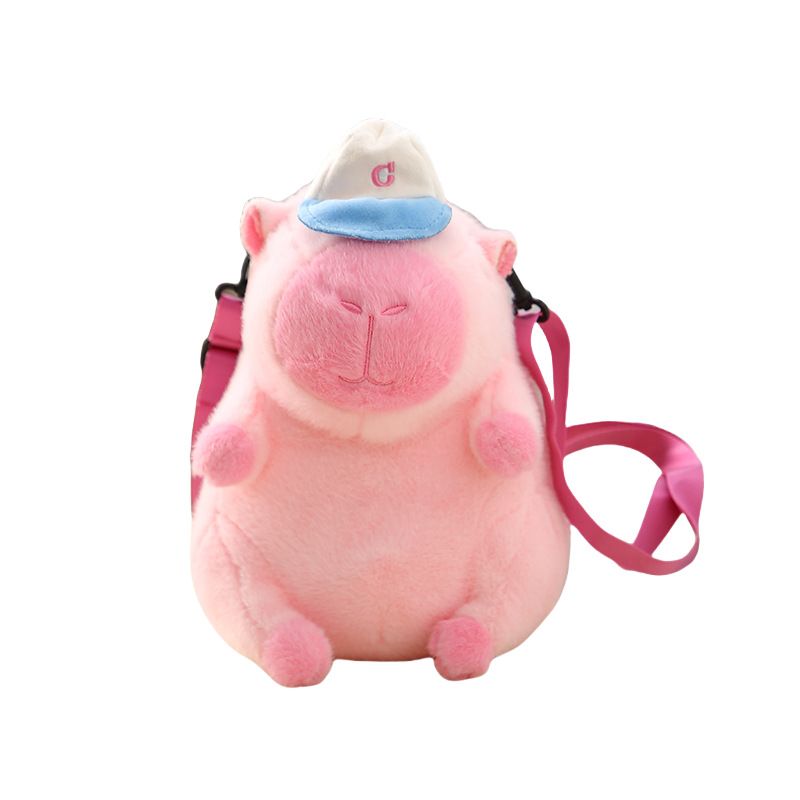 PUREPOWER - Mochila Peluche Capibara Divertida - Regalo Suave para Niños