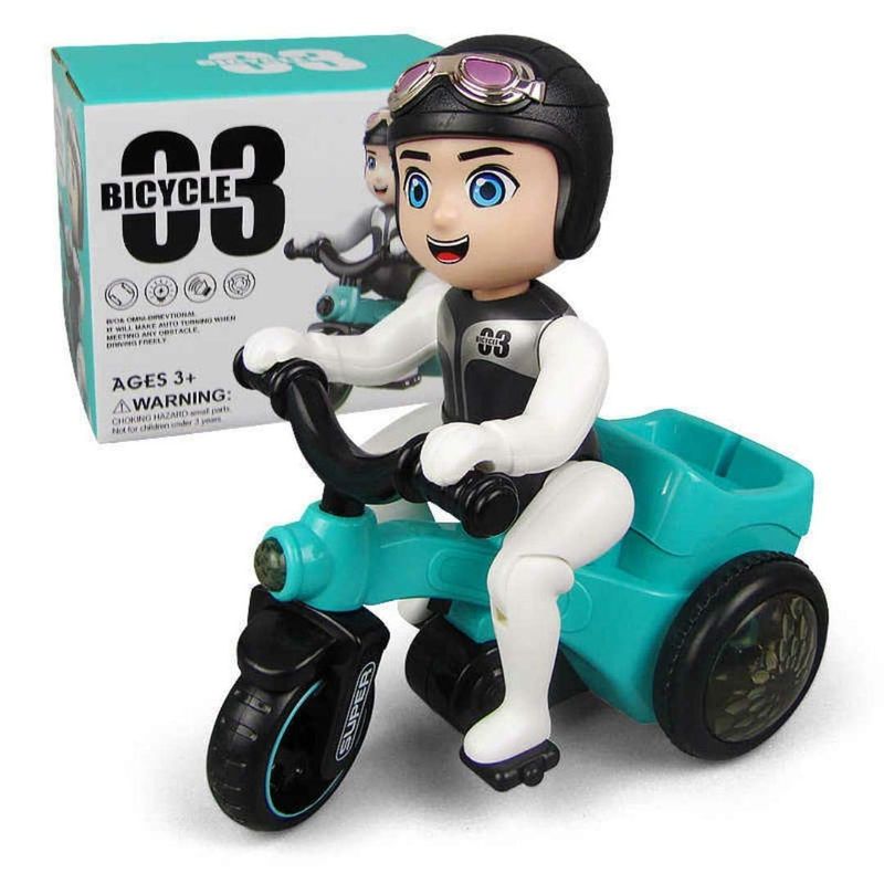 GENERICO - Triciclo Eléctrico Juguete Niños Y Niñas Truco Rotación 360°