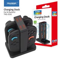 Estación de carga magnética 4 en 1 para Switch 2 cargador Joy con