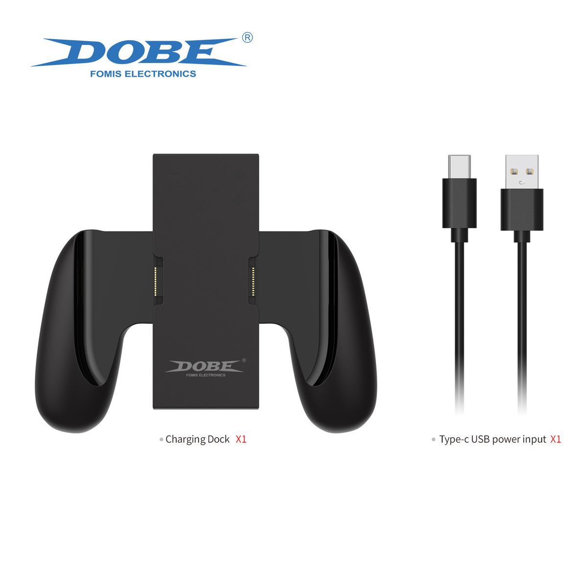 DOBE - Soporte Cargador Joy- Con Magnético Doble Para Nintendo Switch Dobe