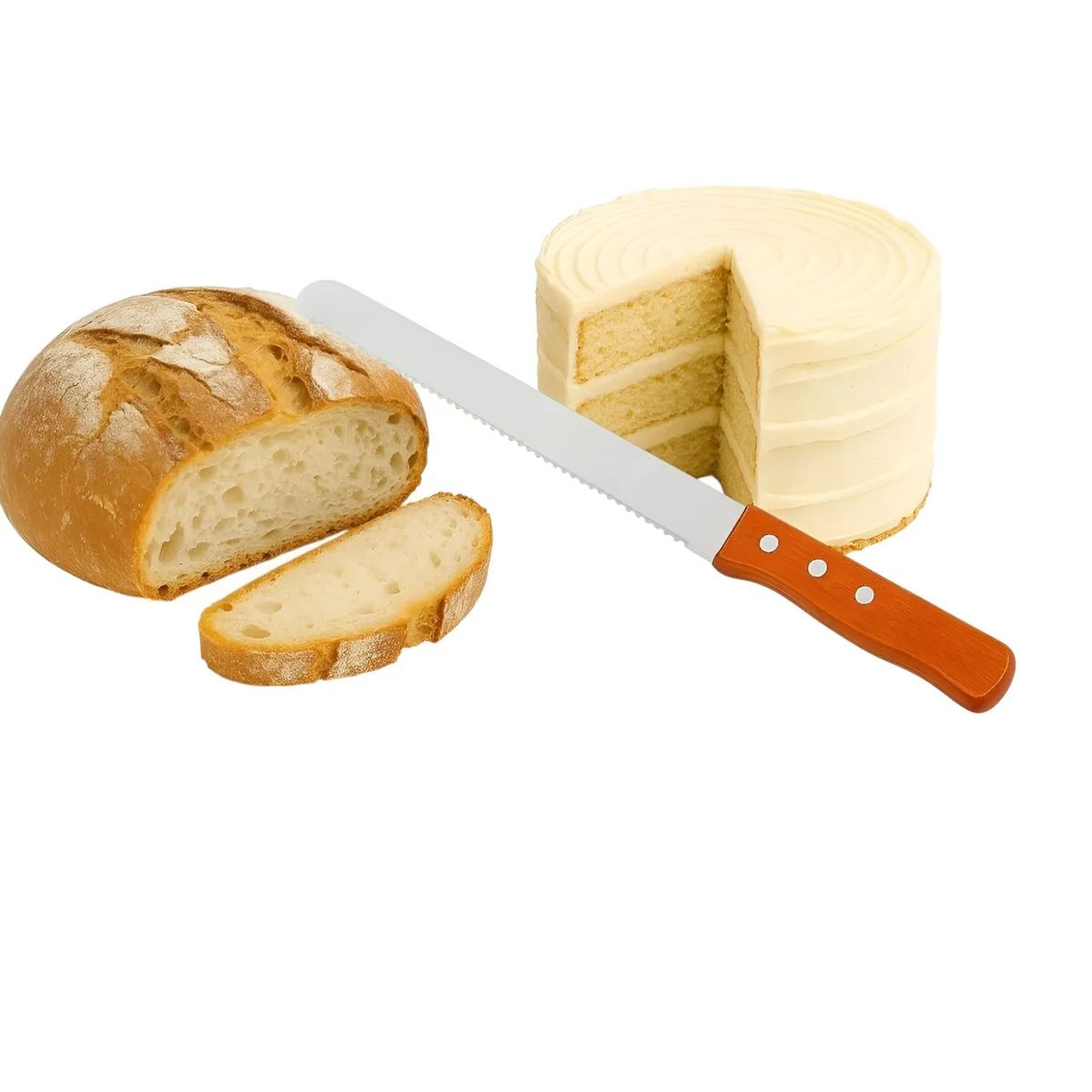 PASTELERIUSCL - Cuchillo De Cocina Cuchillo Sierra Cuchillos Reposteria 20cm Cuchillo Para Pan De Sierra  Panadero