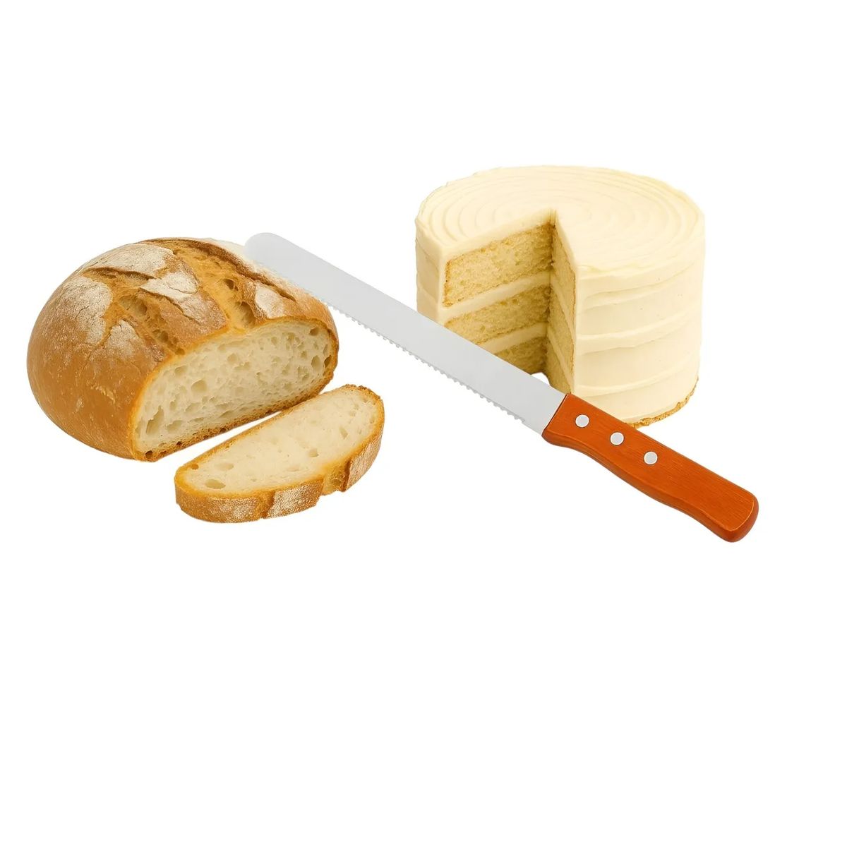 PASTELERIUSCL - Cuchillo De Cocina Cuchillo Sierra Cuchillos Reposteria 20cm Cuchillo Para Pan De Sierra  Panadero