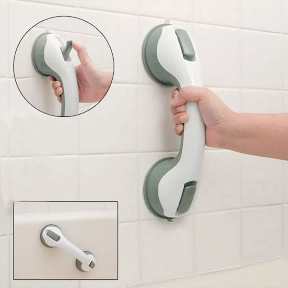 GENERICO - X2 Agarradera Manilla Ventosa Asa Soporte Seguridad Baño Ducha