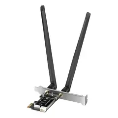 MUNDO MAGIA - Tarjeta De Red Inalámbrica Wifi Bluetooth 5.2 5400mbps Negro