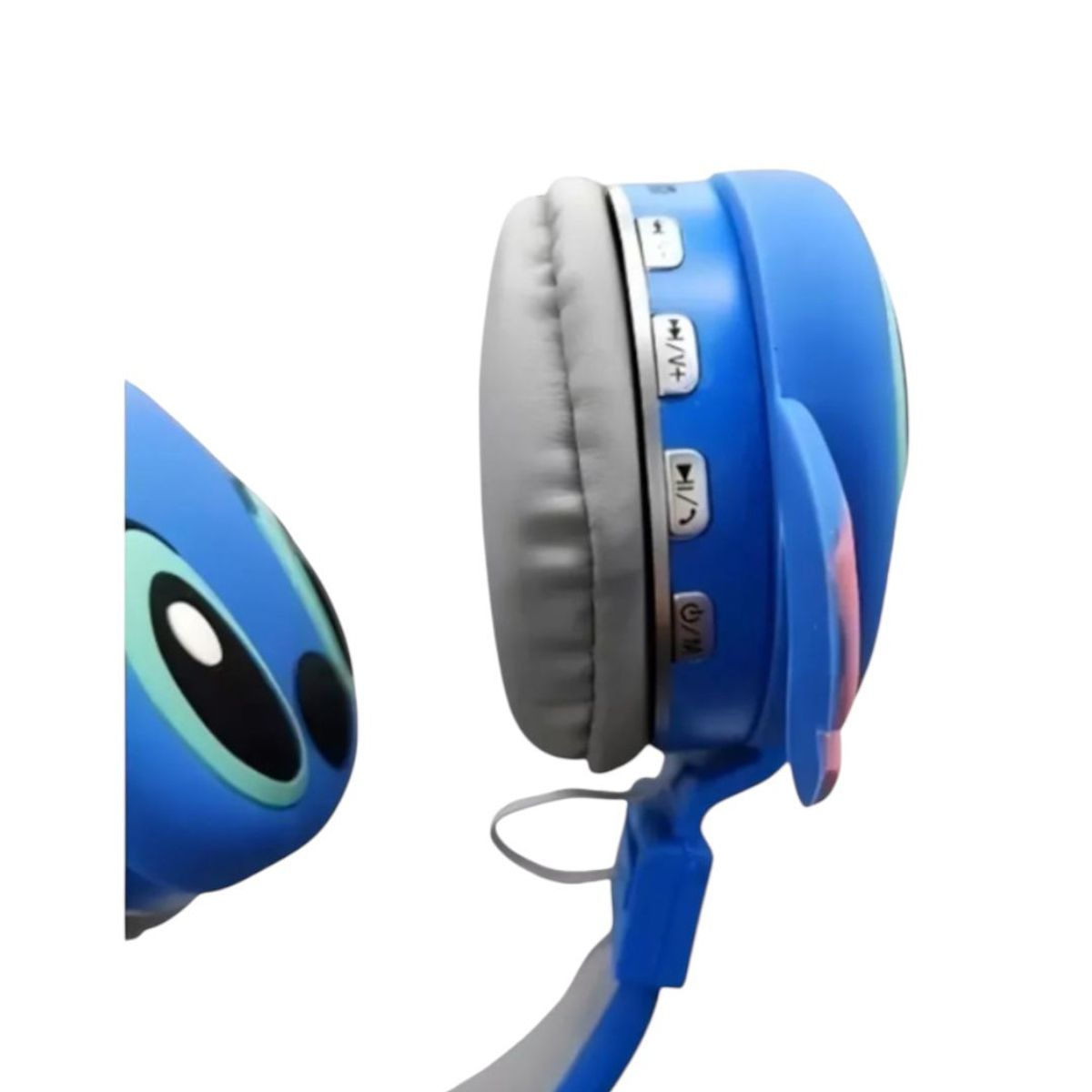 GENERICO - Audifonos Inalambricos Bluetooth Stitch Radio Fm Color Azul