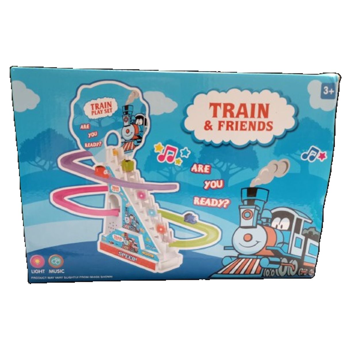 GENERICO - Juguete pista musical de tren para niños