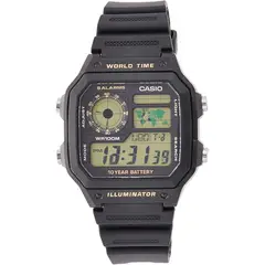 CASIO - RELOJ AE1200WWH-1BV WORLD TIME ROYALE