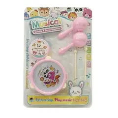 GENERICO - Set juguete tambor guitarrar para bebe