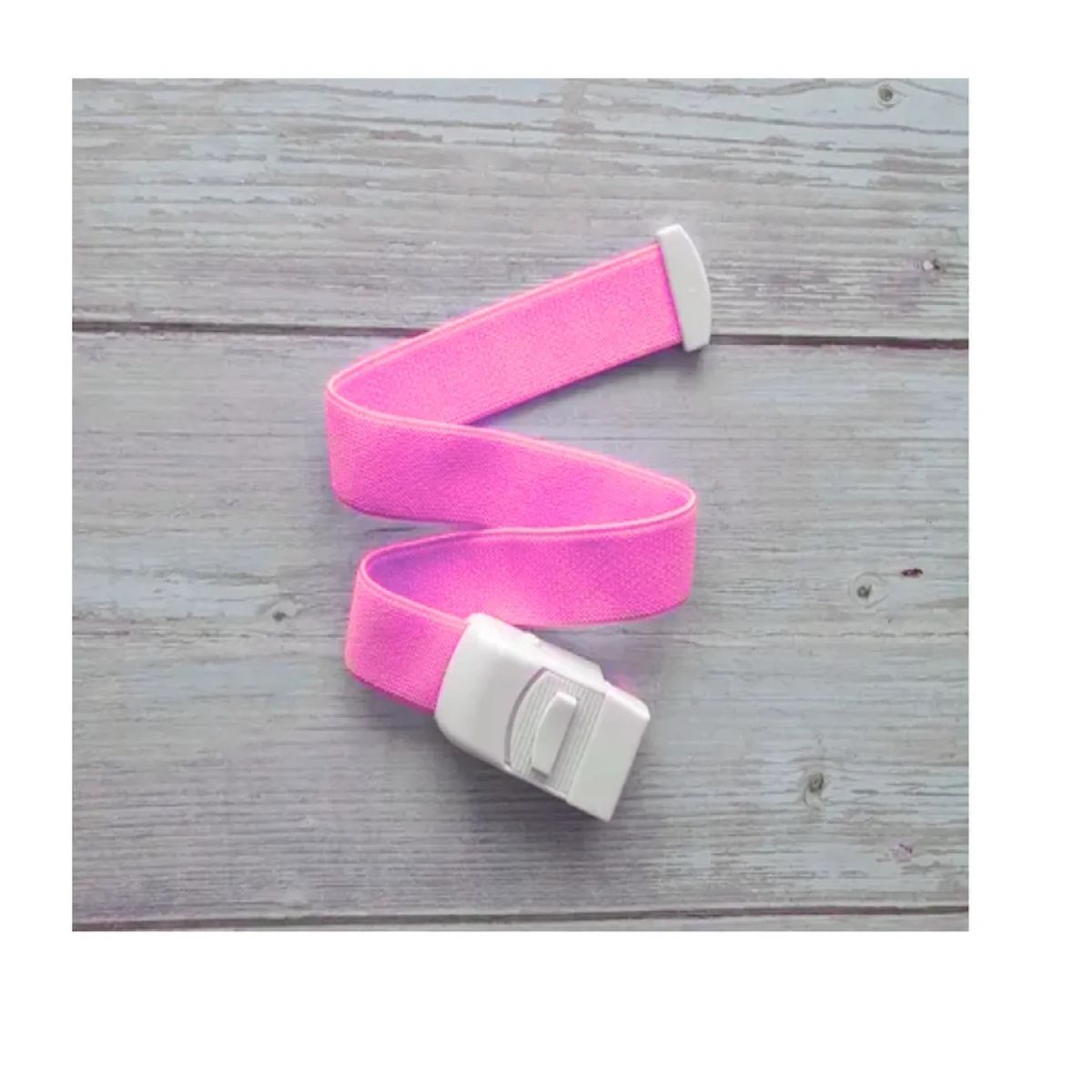 GENERICO - Torniquete Ligadura Elastico Con Hebilla Rosado 6 Unidades