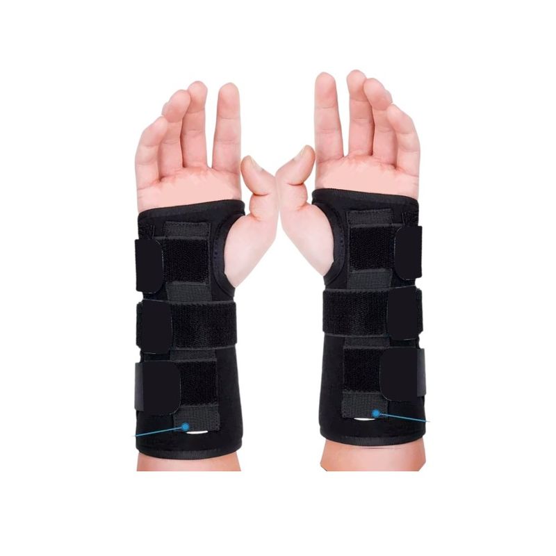 GENERICO - X2 Inmovilizador De Muñeca Ferula Tunel Carpiano Tendinitis izq y der