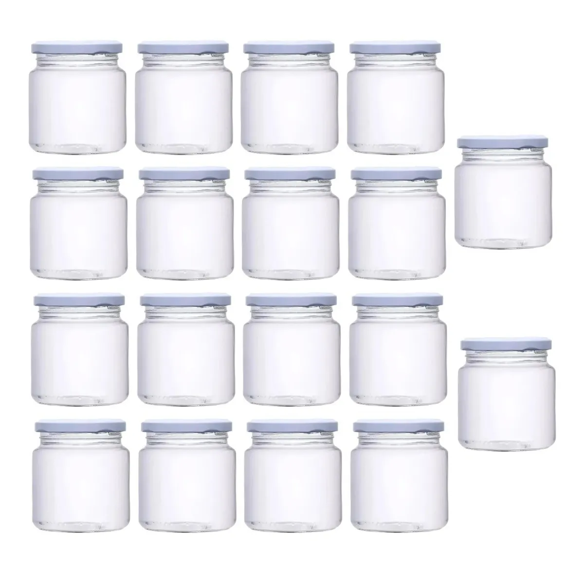 MUNDO MAGIA - Pack 18 Unid Frasco Conservero Con Tapas Incluidas 500ml