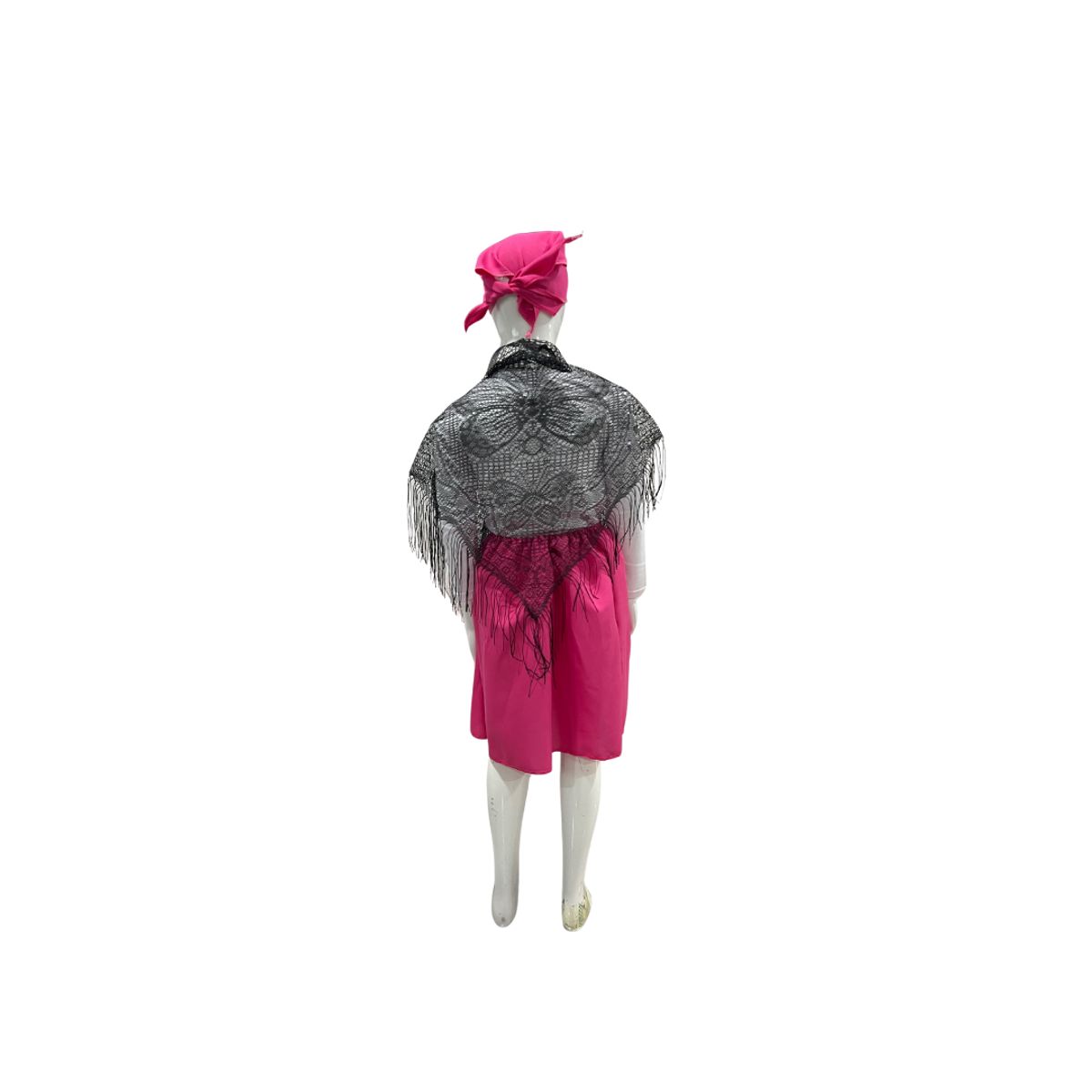 GENERICO - Traje Tipico Chilote Niñas Fiestas Patrias Talla L Rosa