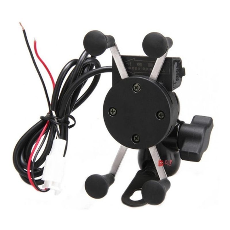 DBLUE - Soporte Celular Con Usb Para Scooter Eléctrico - Ps