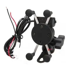DBLUE - Soporte Celular Con Usb Para Scooter Eléctrico - Ps
