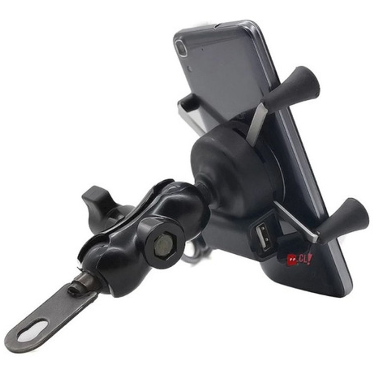 DBLUE - Soporte Celular Con Usb Para Scooter Eléctrico - Ps