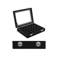 Joyero de lujo 24 espacios, anillo cadena Gms