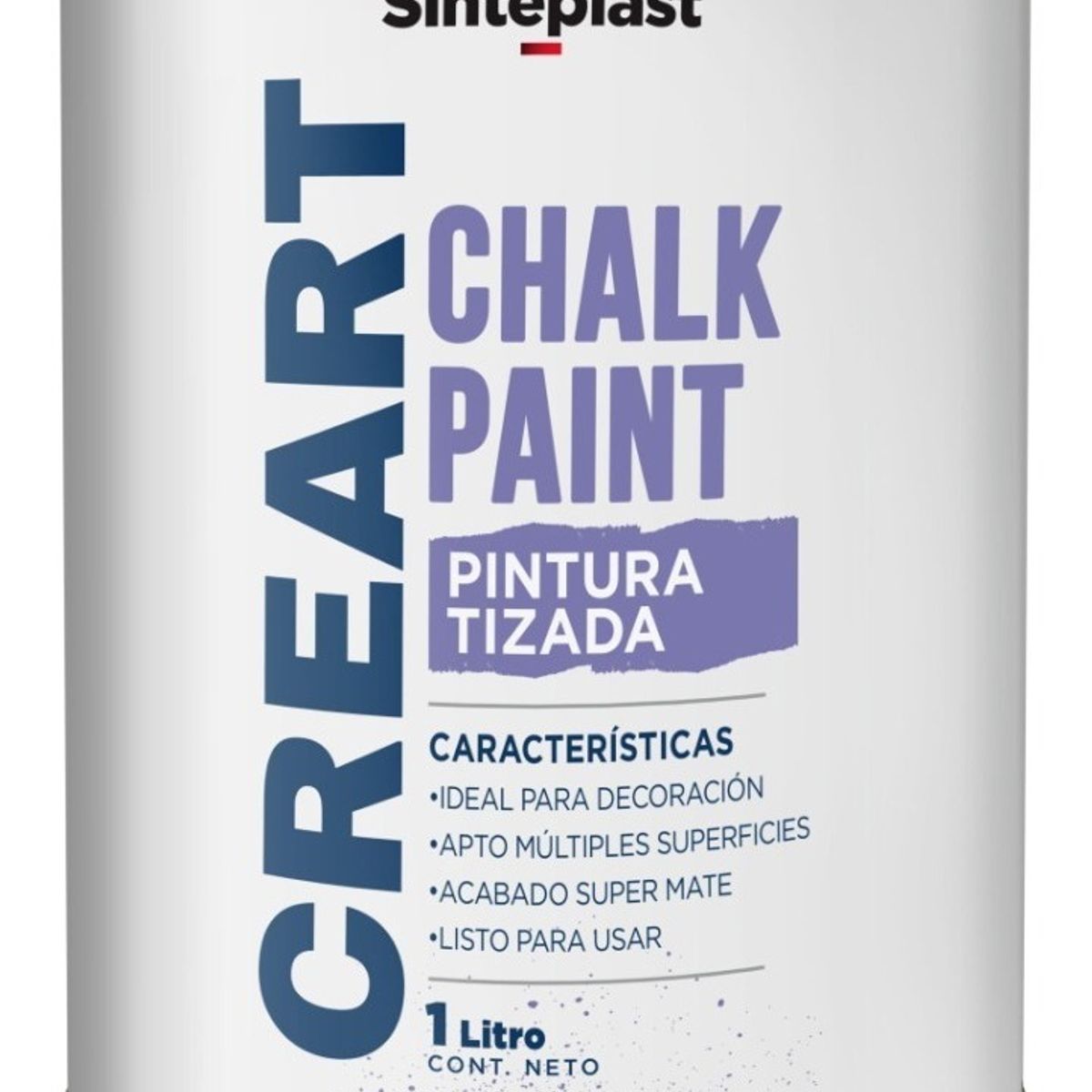 SINTEPLAST - Chalk Paint Pintura Tizada Decorativa 1lt