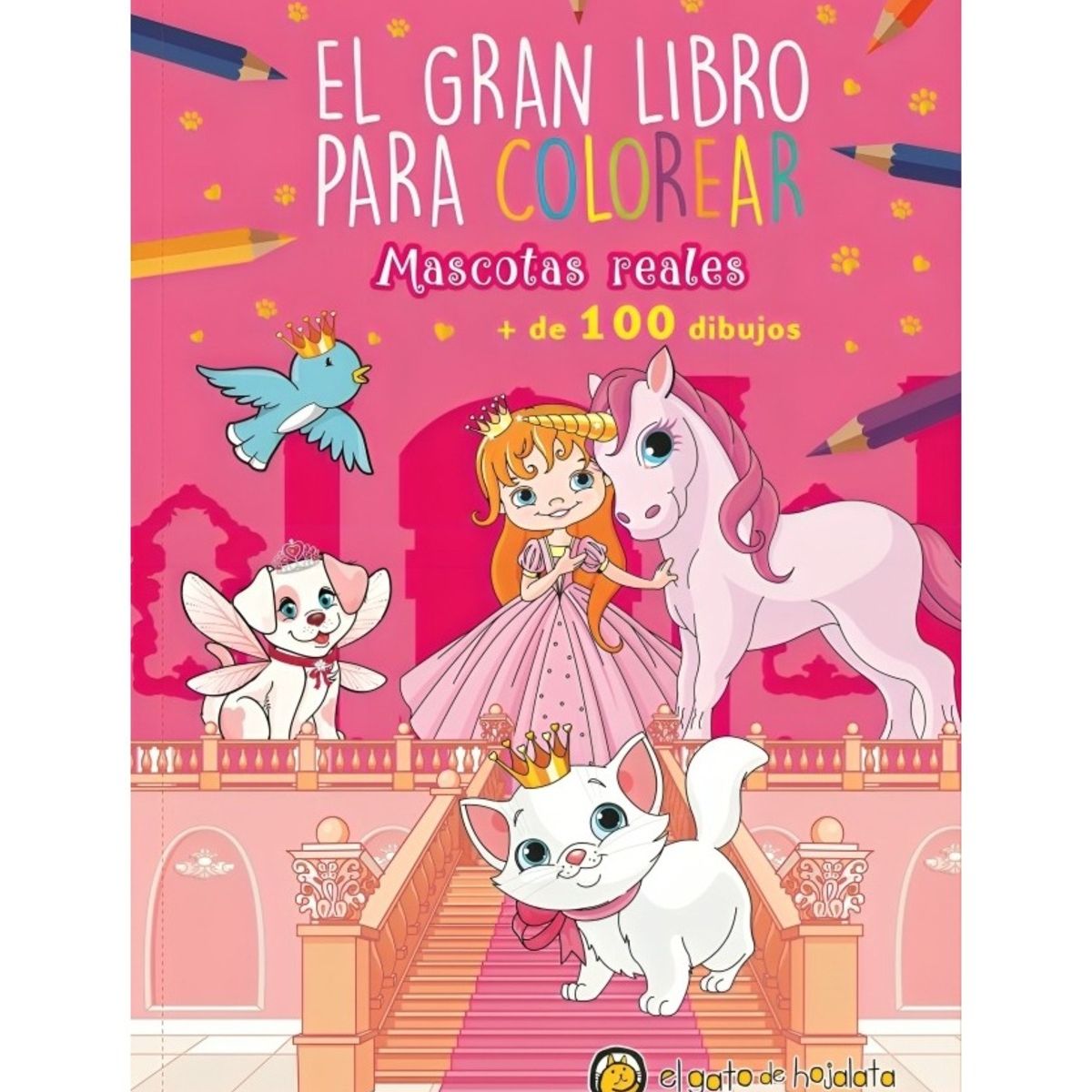 TOP10BOOKS - LIBRO E Gran Libro Para Colorear Mascotas Rea