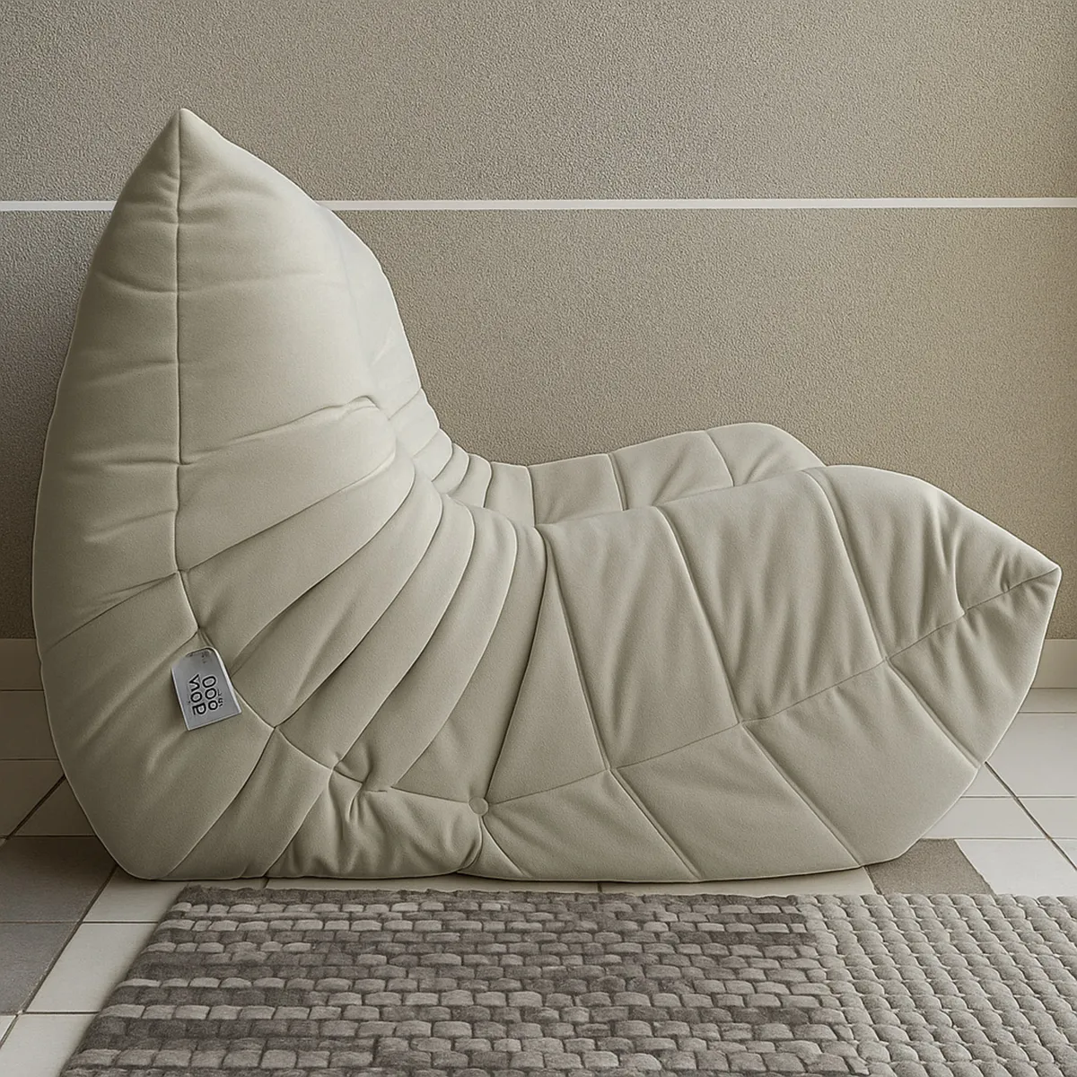 GENERICO - Sofá Racco 2C estilo Togo Blanco