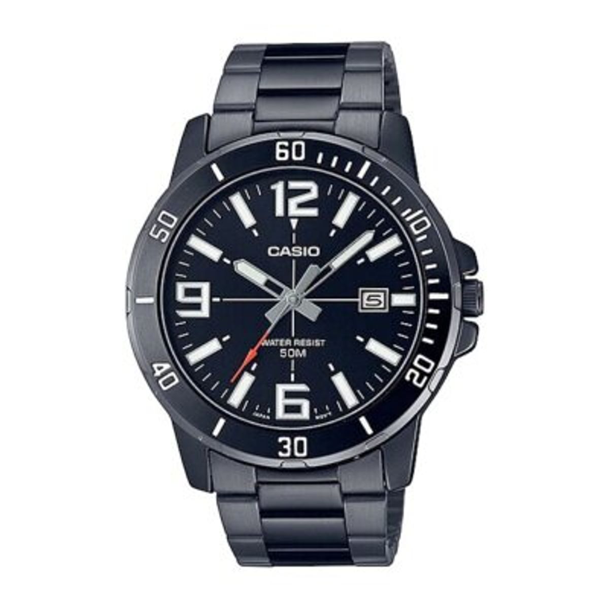 CASIO - RELOJ CASIO MTPVD01B-1BU HOMBRE ANALOGO METAL NEGRO