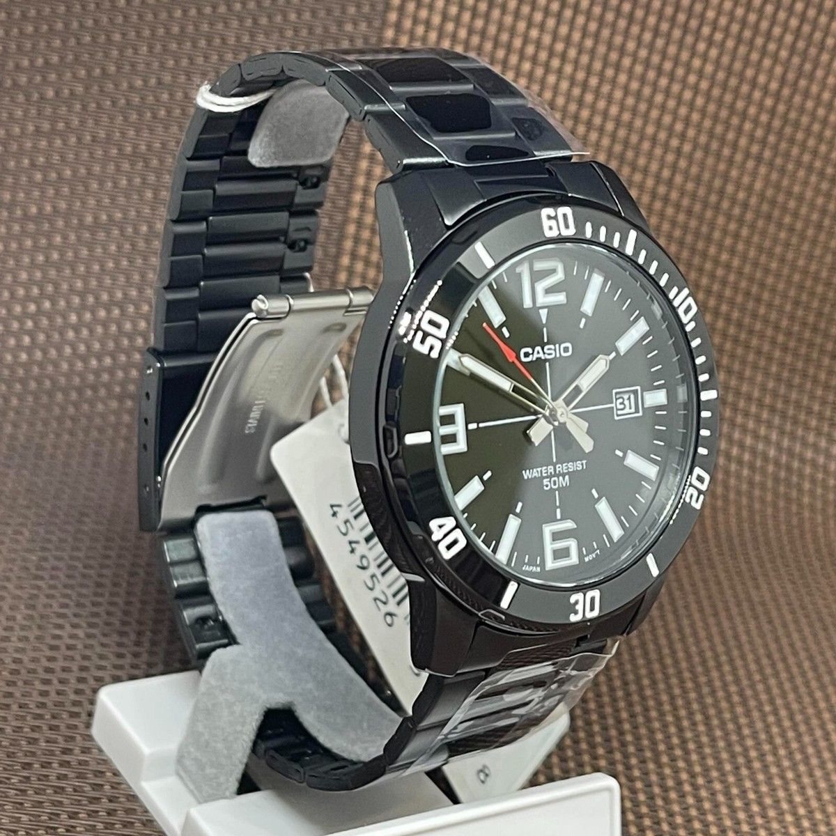 CASIO - RELOJ CASIO MTPVD01B-1BU HOMBRE ANALOGO METAL NEGRO