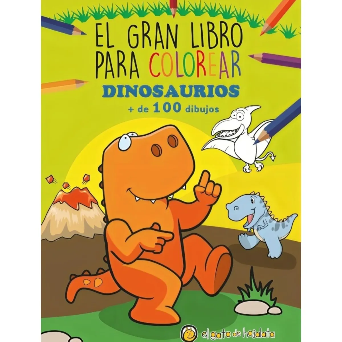 TOP10BOOKS - LIBRO El Gran Libro Para Colorear Dinosaurios