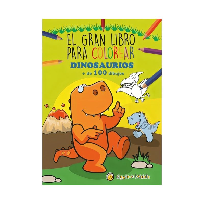 TOP10BOOKS - LIBRO EL GRAN LIBRO PARA COLOREAR DINOSAURIOS / EL GATO DE HOJALATA /