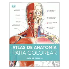 TOP10BOOKS - LIBRO ATLAS DE ANATOMIA PARA COLOREAR / AUTORES DK / DK