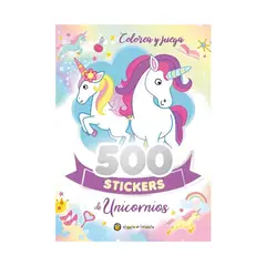 TOP10BOOKS - LIBRO 500 Stickers De Unicornios - Colorea Y J