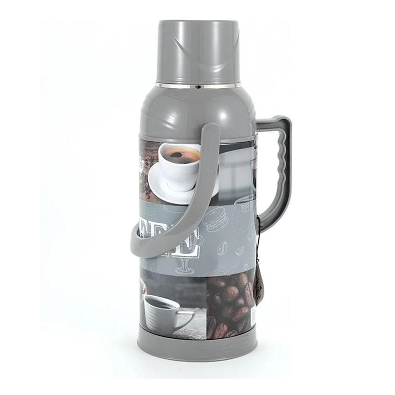 GENERICO - Termo Grande 3.2 Litros Acero Inox Agua Caliente Fria Cafe