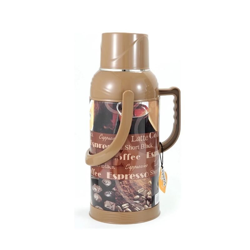 GENERICO - Termo Grande 3.2 Litros Acero Inox Agua Caliente Fria Cafe