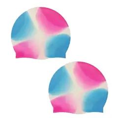 GENERICO - X2 Gorro Piscina Natación Silicona Standar Gorra De Baño Elasti