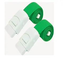 GENERICO - Torniquete Ligadura Elastico Hebilla Medicas Verde 2 Unid