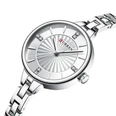 CURREN - Reloj mujer elegante cuarzo análogo de lujo tecnología japonesa
