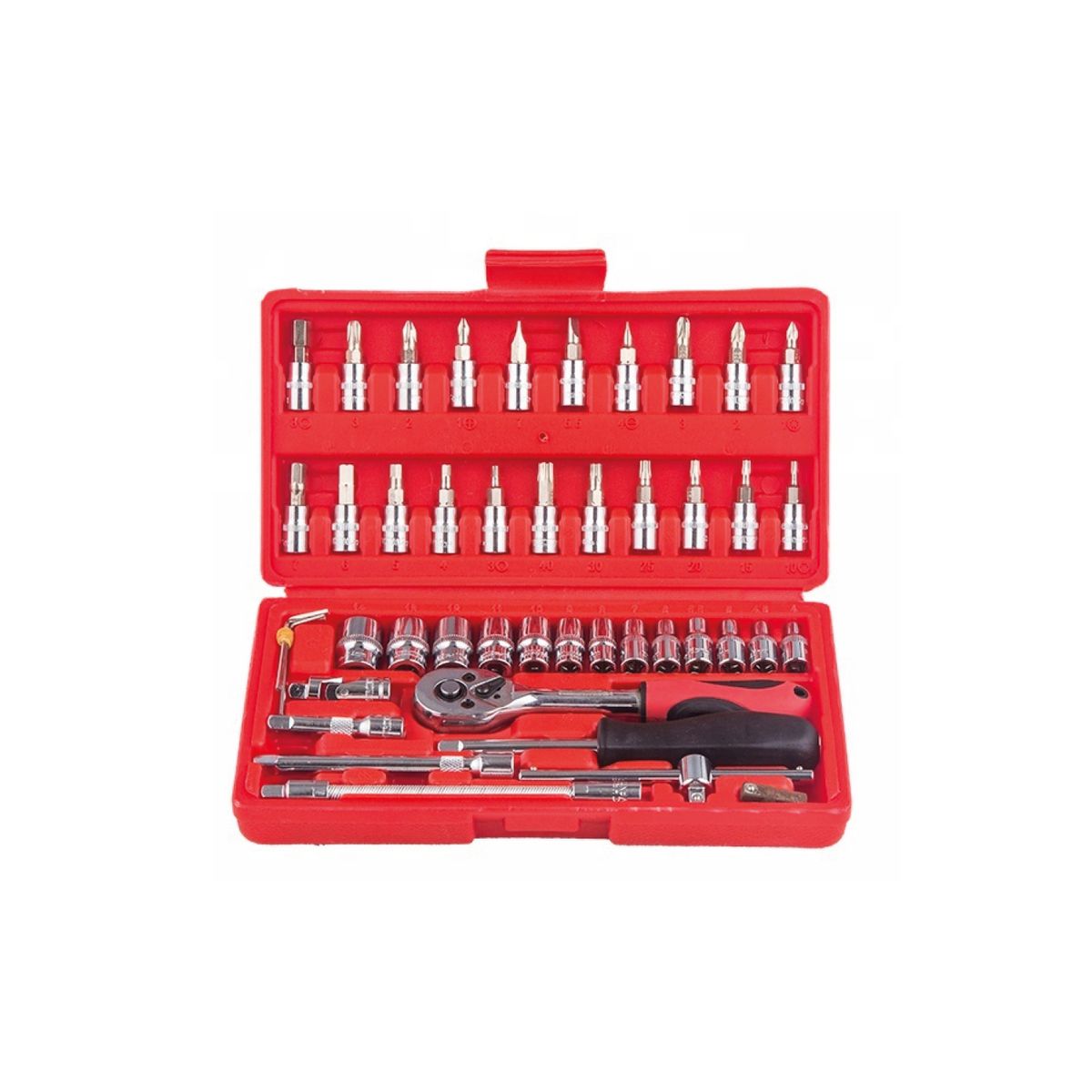 PUNTO STORE - Juego Herramienta Dados Y Chicharra Con 46 Piezas - Ps