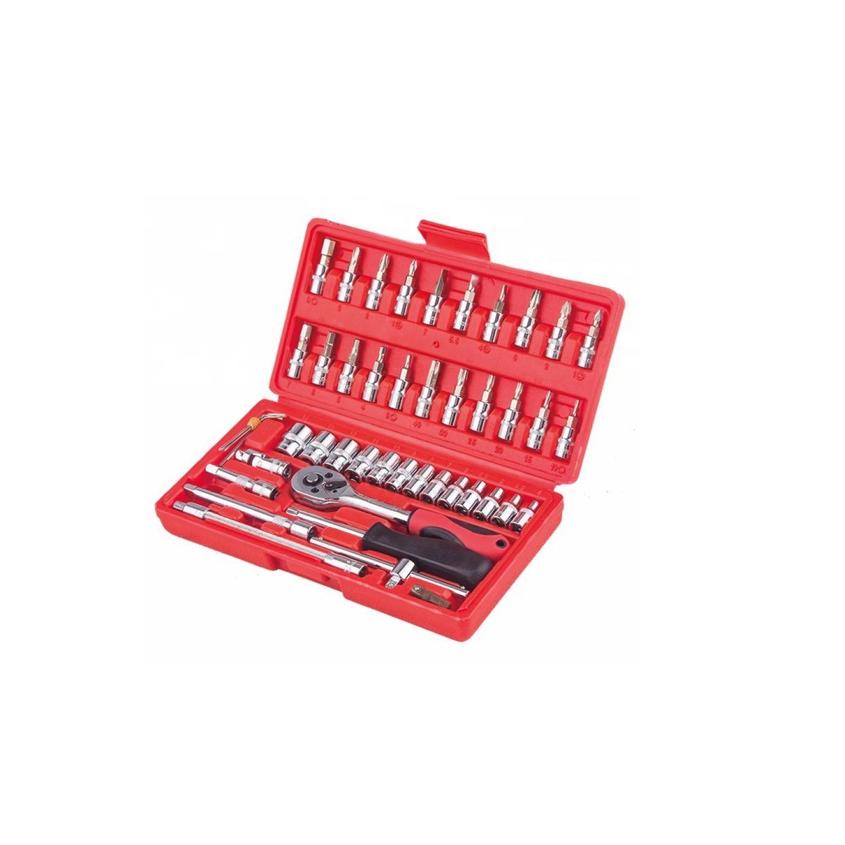 PUNTO STORE - Juego Herramienta Dados Y Chicharra Con 46 Piezas - Ps