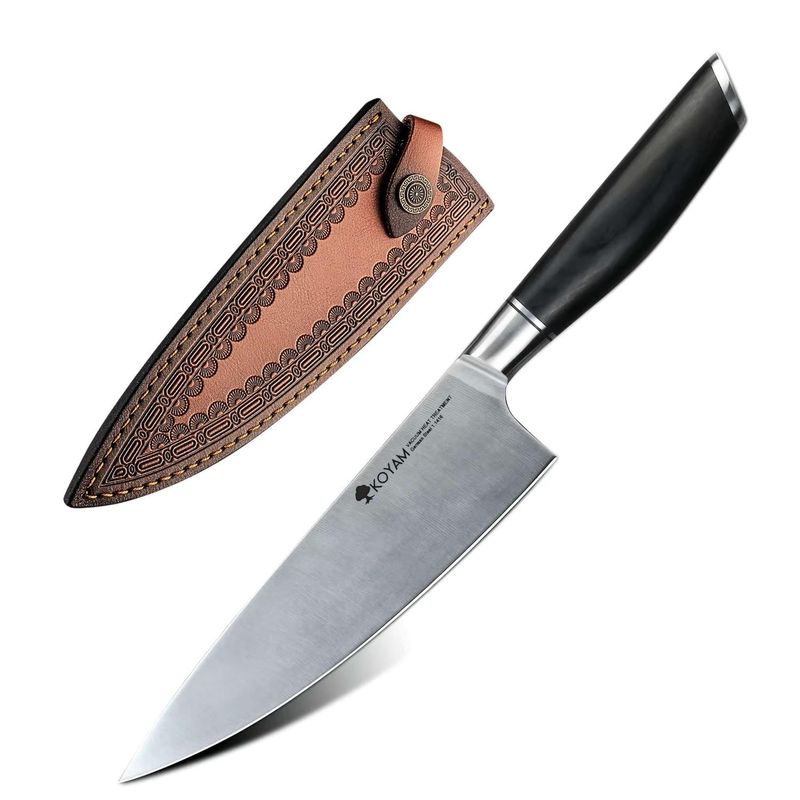 KOYAM - Cuchillo Chef profesional 20cm Acero 1.4116 Alta Gama