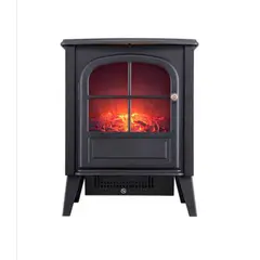 ARTIHOGAR - Chimenea Eléctrica Vintage Regulable Efecto Llama Real