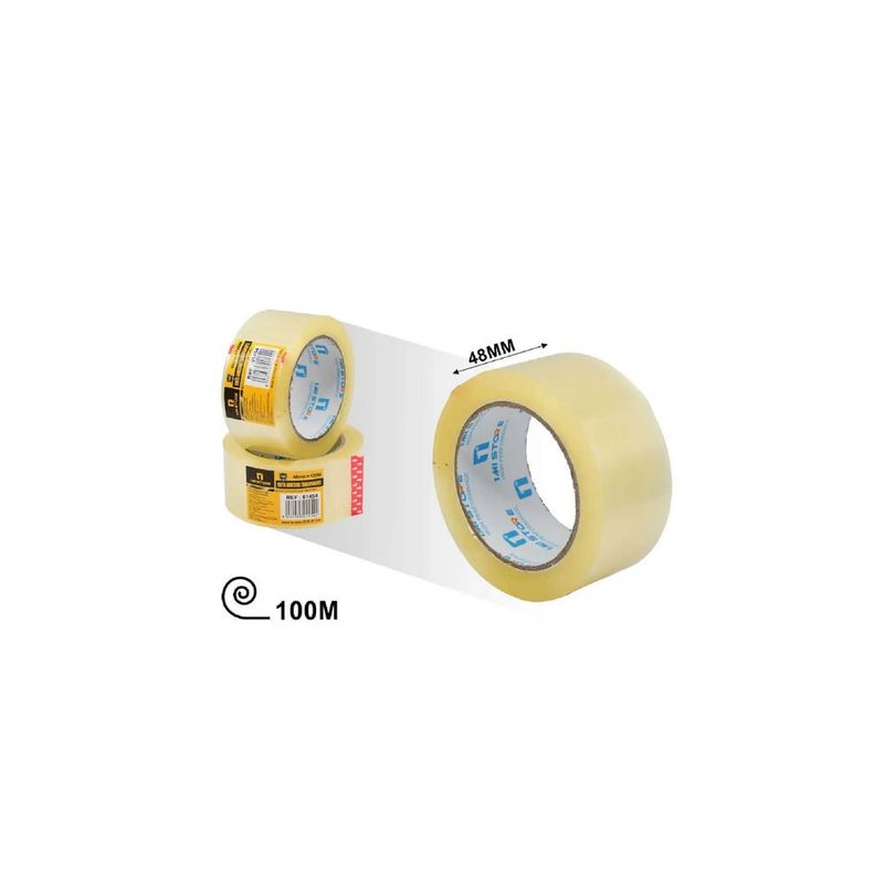 GENERICO - CINTA ADHESIVA TRANSPARENTE 48MM X 100M