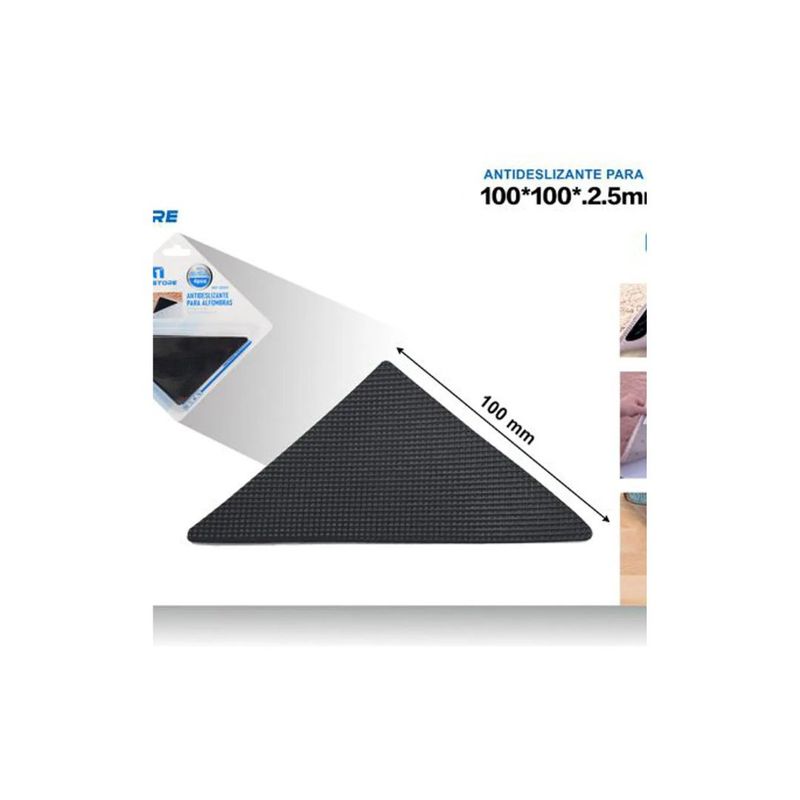GENERICO - ANTIDESLIZANTE PARA ALFOMBRAS 10CM 4PCS