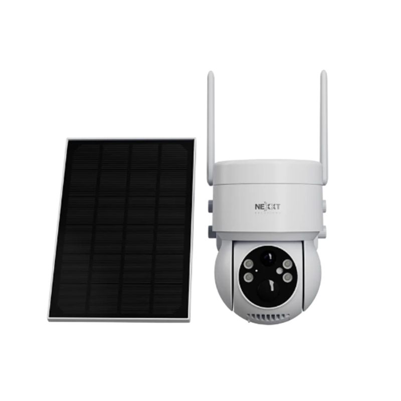 NEXXT SOLUTIONS - Nexxt NHC-OP20S Cámara PTZ 2K Wi-Fi con Panel Solar y Energía Solar