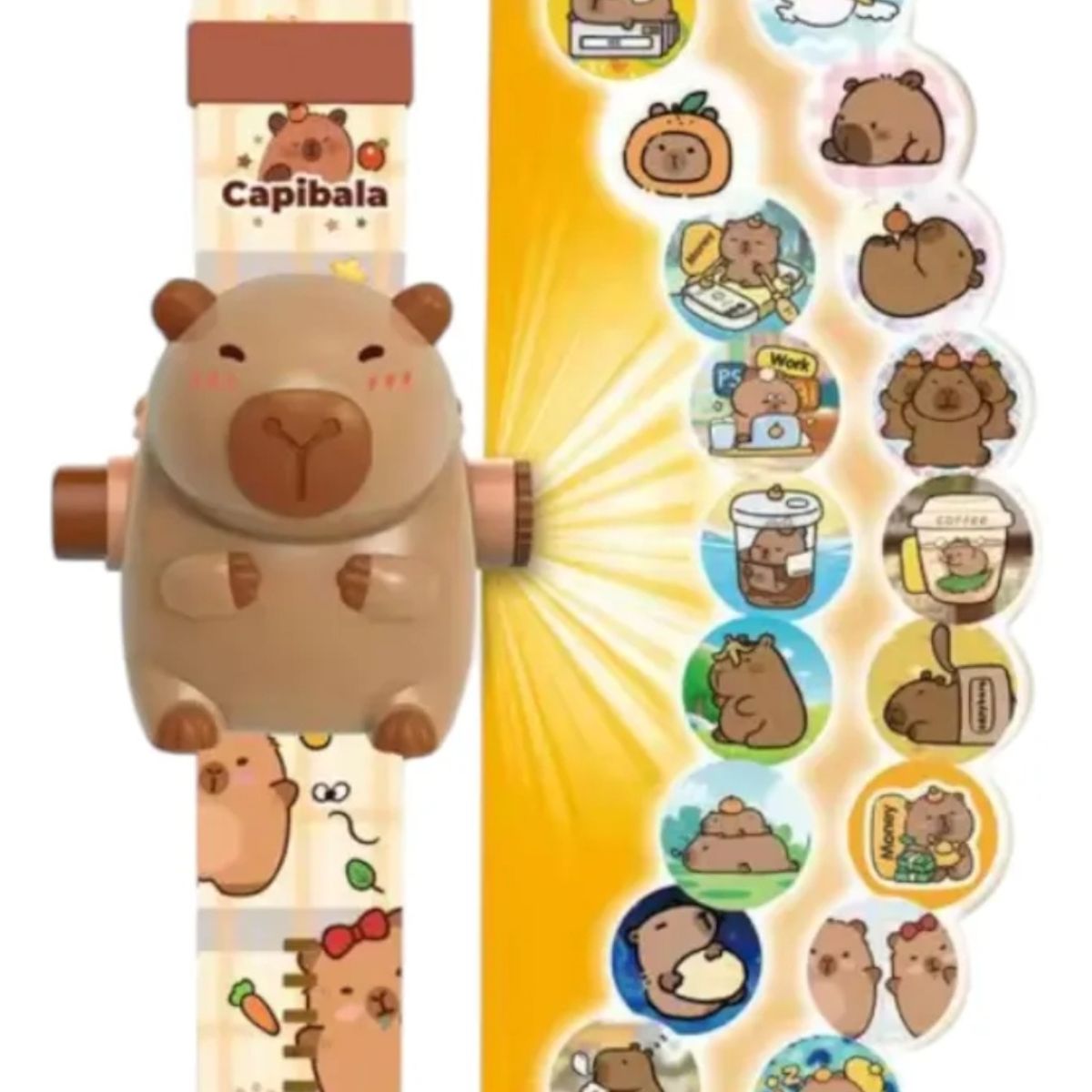 GENERICO - Reloj proyector capibara
